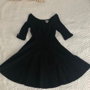 Unique Vintage 50s Black Sweetheart Cocktail Dress